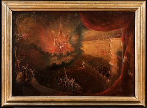 Satan Enthroned in Hell
